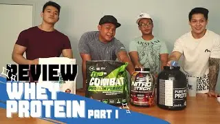 REVIEW WHEY PROTEIN (MyProtein, MP Combat, Muscletech NitroTech, & German Forge Pure Whey Protein