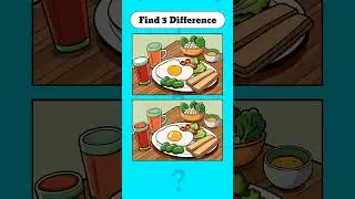 Find Only 3 Differences! 🔍 Can You Spot Them All?