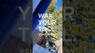 DONT BE A FOOL, WAX YOUR TOOL. #snowremoval #winter #shovelwax
