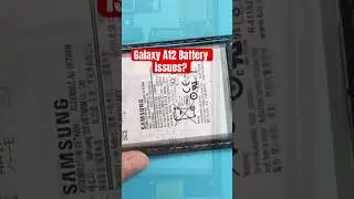 Galaxy a12 battery draining fast? #repair