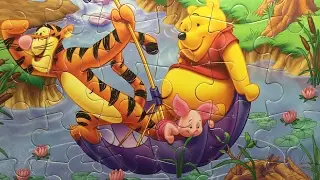 Winnie the Pooh. Umbrella-Boat. puzzle. Винни Пух. Зонтик-лодка. пазл.