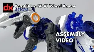 52 Toys Beast Drive 01 Wheel Raptor ASSEMBLY VIDEO - CollectionDX