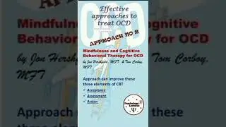 Approach no#2 | Effective Approaches To Treat OCD | Obsessive Compulsive Disorder #shortvideo