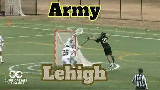 Army vs Lehigh 2025 Lacrosse Highlights