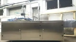 Automatic cartoner for napkin pack box machines debugging video Encartonneuse automatique