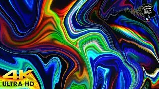 4K Relaxing Colors Sensory for Concentration & Meditation #3 with Relaxing Jamaican Reggae  #asmr