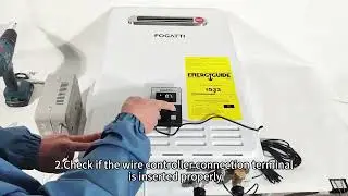 FOGATTI Home Water Heater Outdoor Unit Line Controller No Display Troubleshooting Video