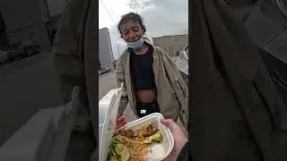 Handing Out Food to Hungry People!