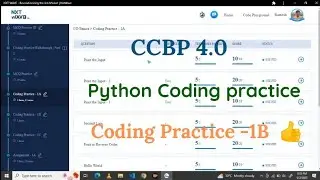 Python coding Practice-1B |  NXT Wave | #nxtwave #ccbpacademy #coding #ccbpintensive #python #ccbp