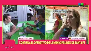 Vacunación en Santa Fe: el operativo continúa esta semana en la Plaza del Soldado y el Espigón I