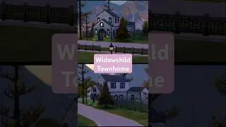 Widowshild Townhome | Forgotten Hollow | Sims 4 Build