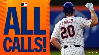 ALL CALLS for Pete Alonso's record-breaking home run 👑