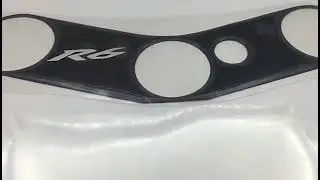 Motorcycle 3D Carbon Fiber Decal For Yamaha R6 YZFR6 YZF600 2006-20