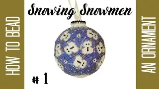 Snowing Snowmen Ornament Tutorial - Part 1 - The Landing - Winter Craft by Lora Rolling - Triangle