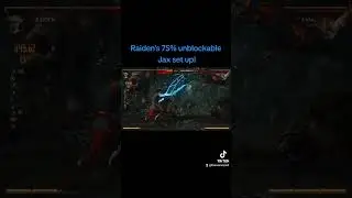 Raiden can get 83% damage off of an unblockable set up with Jax kameo! #kombat #mortalkombat1