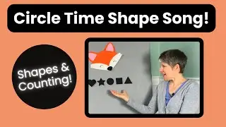 Shape Song for Preschool Circle Time: Five Shapes are in a Line