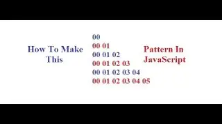 FamilySome Programming- |Two-Figure pattern in JavaScript|