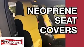 Earl gets new Diver Down Seat Covers!