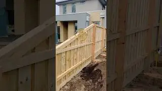 Small timber fence with capping ✅ #rzfencing #construction #fencing #landscaping
