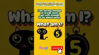 The Fragile Power #mindgames #brainchallenge #iqtest #iqchallenge