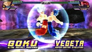 Goku Ultra Instinct and Vegeta SSGSSE Fusion | Vegito Ultra Instinct | DBZ Tenkaichi 3 (MOD)