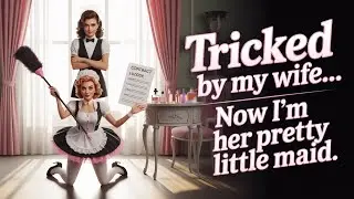 “Tricked by My Wife… Now I’m Her Pretty Little Maid”   Crossdressedstory,Boy2Girl,M2F,TGTF