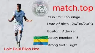 les mouvements des joueurs Lo&iuml;c Paul Elloh Nze
