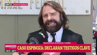 Caso Espinoza: declaran testigos clave