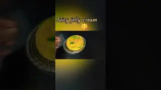 Juicy Jelly Cream Dessert 😍 | 5 Min Sweet Recipe #shorts #viral #shortsfeed