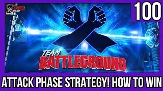 TEAM BATTLEGROUND STRATEGY! ATTACK PHASE! WWE SUPERCARD S3 #100