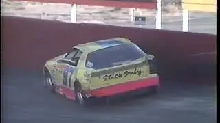 1990 NASCAR Southwest Tour Series Goodwrench 300 Ron Hornaday, Jr. Wrecks