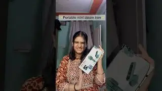 Portable mini steam iron review ✨😍#unboxing #steamiron #meesho