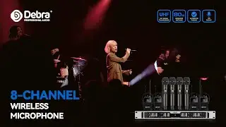 Debra Audio DU8008 8-Channel UHF Wireless Microphone System