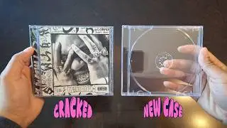 How To Replace A Broken/Cracked CD Jewel Case #denzelcurry #kotms2 #tutorial