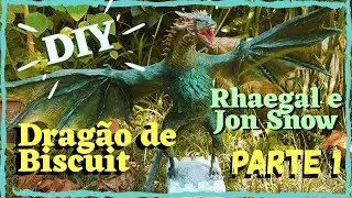 DIY : DRAGÃO DE BISCUIT || JON SNOW & RHAEGAL || PARTE 1 #GAMEOFTHRONES 🔥⚔🐲 - Gabriel Machado Arte
