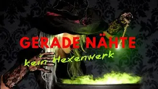 Nähtechnik - saubere gerade Nähte