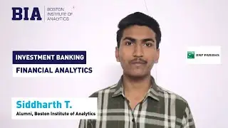 Siddharth Lands a Job at BNP Paribas After Completing Investment Banking Course at BIA