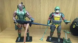 GI JOE CLASSIFIED TIGER FORCE ROADBLOCK AND TRIPWIRE figure 2 pack, IN HAND LOOK