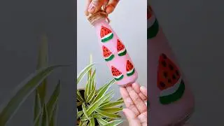 glass bottle painting #youtubeshorts #shorts #painting #diy #trending #ytshorts