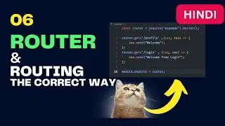 #06 Routing - The Correct Way in Express JS | Hindi | Desi Programmer