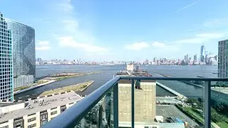 Роскошная жизнь &mdash; апартаменты с 1 спальней и видом на реку Нью-Йорк на набережной Джерси-Сити