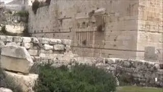 Western Wall (Part 4 of 5) Southern Steps: Where Jesus walked; Davidson Ctr, Robinson's Arch