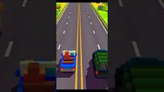Blocky Highway Traffic Racing Army Tank Gameplay #shorts #blockymods