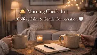 ☀️ Morning Check-In | Coffee, Calm & Gentle Conversation 🤍