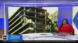 Video of debris falling off of Brickell Avenue demolition site and onto street goes viral