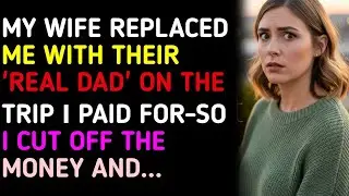 MY WIFE REPLACED ME WITH THEIR 'REAL DAD' ON THE TRIP &Iota; PAID FOR-SO I CUT OFF THE MONEY AND...