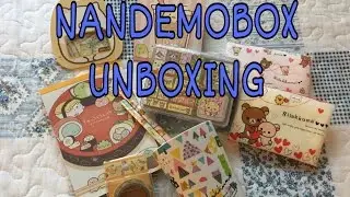 NANDEMOBOX SUBSCRIPTION BOX UNBOXING- JAPANESE KAWAII GOODIES