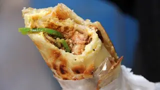 Best Indian Street Food Rolls at Kusum Rolls in Kolkata, India