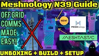 Легко общаться вне сети! | Распаковка Meshnology N39 Purple Edition, руководство по сборке и наст...
