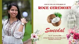 Roce Ceremony Of SWEEDAL | Watch Live | 
